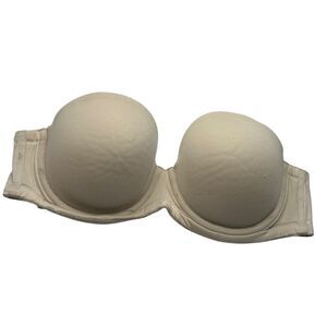 Wacoal tan lined  Strapless Bra 32DD Seamless 854119